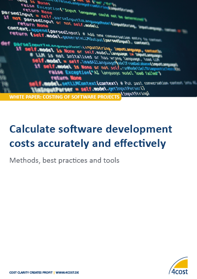 4cost White paper: Costing of software projects